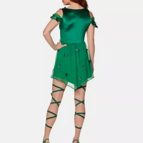 Poison Ivy Short Dress Costume DC Villains (Adult Size Medium) Spirit Halloween - Picture 2 of 4